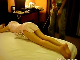 Hard spanking Chinese girl 1